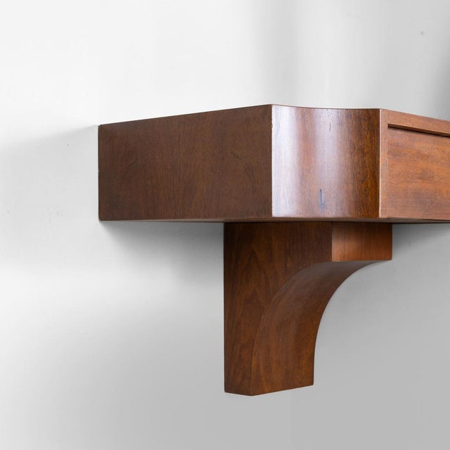 1970s Acerbis Suspended Wooden Bedside Tables, 1970, Set of 2 For Sale - Image 5 of 10