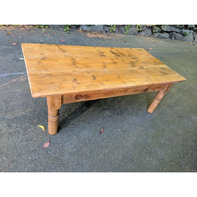 Rustic Pine Coffee Table Chairish
