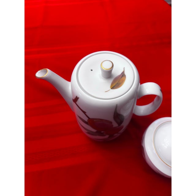 Vintage Royal Worcester Evesham Three-Piece Coffee For Sale In New York - Image 6 of 12
