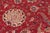1980s Shabby Chic Tabriz Red/Beige Wool Rug - 10'3'' X 13'2'' For Sale - Image 5 of 10