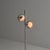Mid-Century Modern Italian Chromed Steel Floor Lamp with Opaline Glass Shades, 1970s For Sale - Image 3 of 11