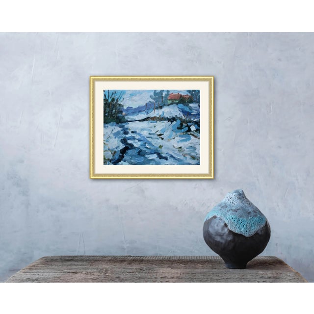 Contemporary Impressionist Winter Landscape Oil Painting For Sale In Reno/Lake Tahoe - Image 6 of 12