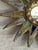 Sunburst Mirror in Lead in the style of Line Vautrin, 1960s For Sale - Image 6 of 17
