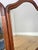 French Triple Folding Dressing Table Mirror in Oak For Sale - Image 6 of 11