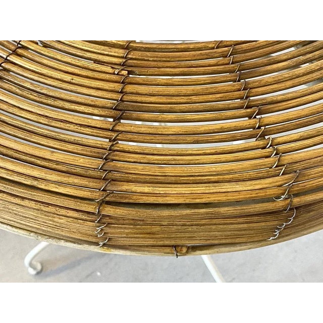 Vintage Rush and Iron Table, 1970s For Sale - Image 9 of 11