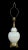 Hollywood Regency Porcelain Ginger Jar Lamp Greek Key Solid Brass Base For Sale - Image 13 of 13