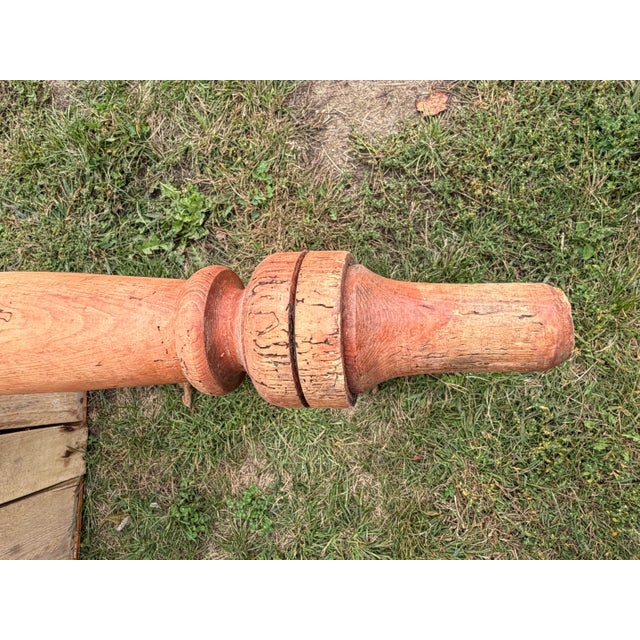 Antique Scrubbed Pine Drop-Leaf Table For Sale - Image 11 of 12