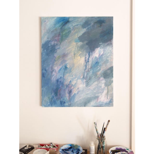 This original painting by Molly Frances combines layers of washes to create a soft, sensual work of Romantic abstraction....