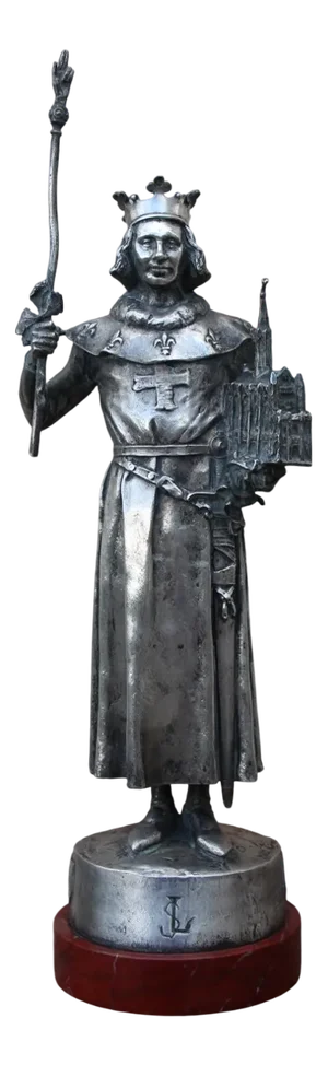 Emmanuel Fremiet, Saint Louis, 1800s, Bronze