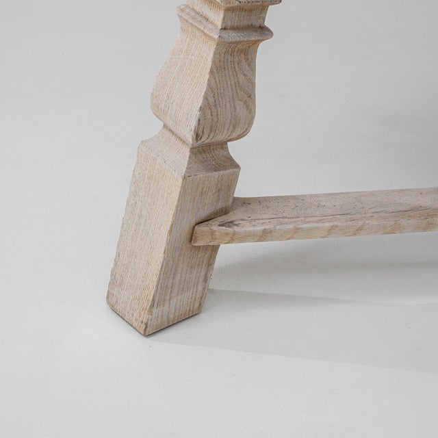 Brown 20th Century French Oak Folding Table For Sale - Image 8 of 9