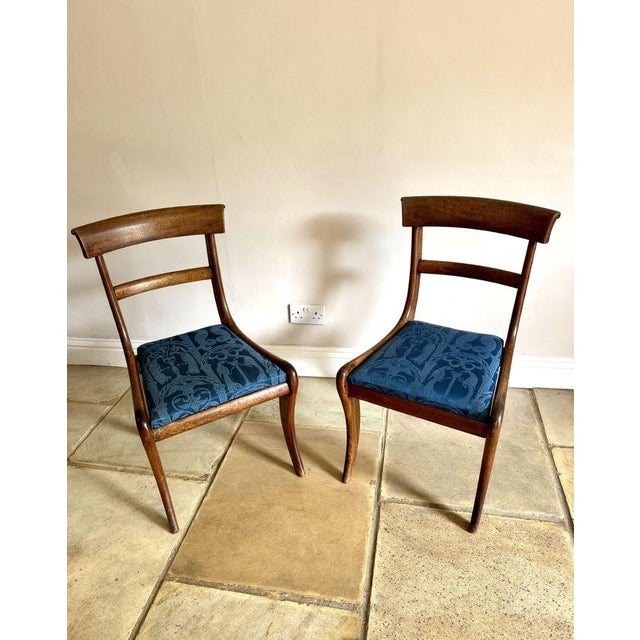 Antique Regency Mahogany Chairs, 1820, Set of 2 For Sale - Image 6 of 6