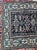Caucasian Bijov Design Wool Runner with Navy, Aubergine, Teals 4.1 x 9.9 For Sale - Image 10 of 13
