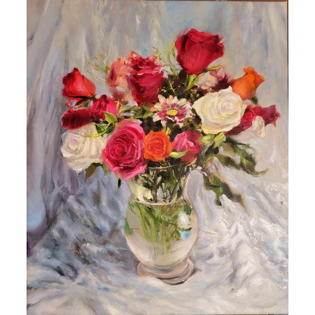Elena Mardashova, Elegance, 2025, Oil Painting on Canvas For Sale