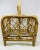 Vintage Mid-Century Rattan Magazine Rack For Sale In Tampa - Image 6 of 7