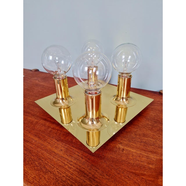 Tubular Brass Ceiling Light by Cosack Leuchten, 1970s For Sale - Image 10 of 14