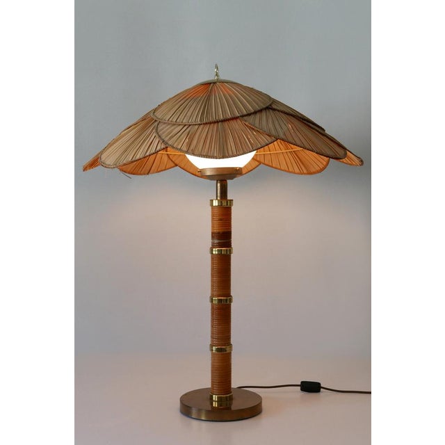 Mid-Century Modern Uchiwa Table Lamp by Miranda Ab Sweden, 1960s For Sale - Image 14 of 18