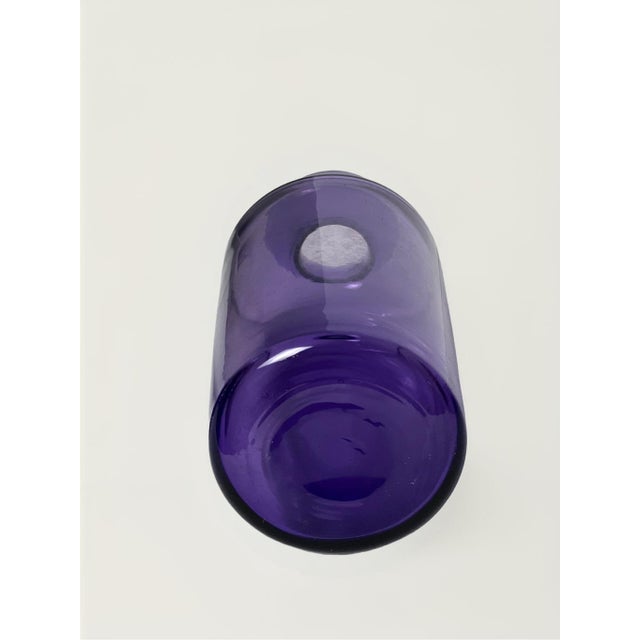 Amethyst 19th Century English Amethyst Handblown Glass Apothecary Jar For Sale - Image 8 of 9