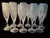 1990s French Mikasa Crystal Champagne Flutes - Set of 10 For Sale In Nashville - Image 6 of 6