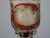 Cup Goblet Bohemian Glass Ruby Flashed Cut Engraved Cornucopia Antique Grand Tour For Sale - Image 15 of 17