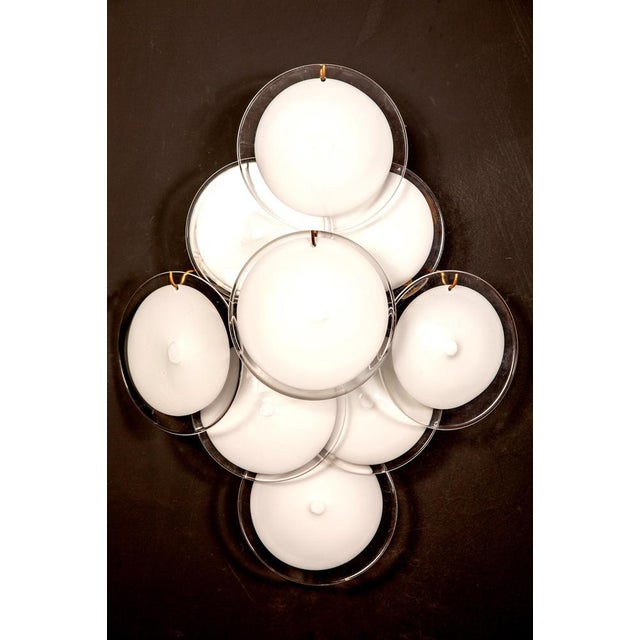 Amethyst Murano Glass Disc Sconce or Wall Light, 1970s For Sale - Image 9 of 11