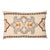 Schumacher Temara Embroidered Print Pillow in Natural 25X16" For Sale