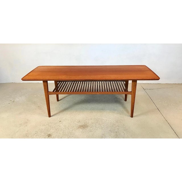 1960s Large Mid-Century Danish Teak Coffee Table, 1960s For Sale - Image 5 of 18