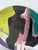 Black 1980s Lois Barton Hand-Painted Figurative Modernist Art Ceramic Decorative Plate For Sale - Image 8 of 12