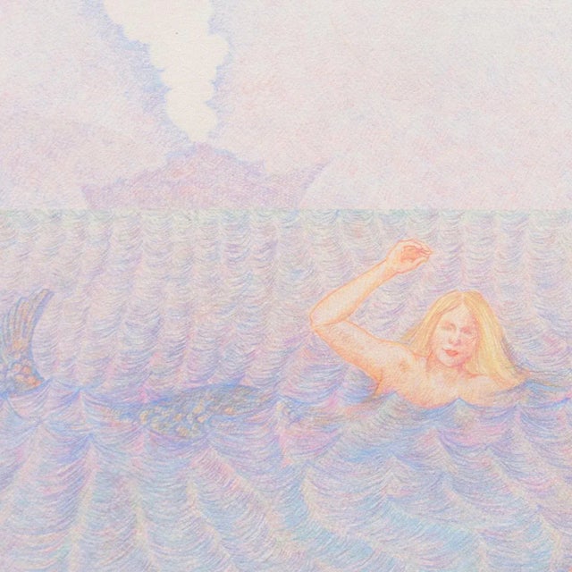 1970s 'U. S. S. Love' by Roberta Loach, 1979; Swimming With Mermaids, Merman For Sale - Image 5 of 11