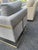 Contemporary Lexington Winthrop Accent Chair With Gold Metal Frame For Sale - Image 3 of 8