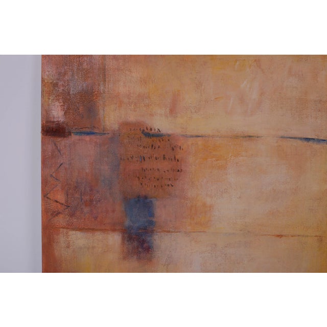 Midcentury Abstract Acrylic Painting For Sale In West Palm - Image 6 of 8