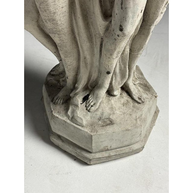 Sculpture Materials Concrete Column the Three Graces Garden Statue For Sale - Image 7 of 16
