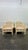 Hollywood Regency Baker Furniture Pencil Reed Rattan Lounge Chairs, 1980s, Set of 2 For Sale - Image 3 of 14