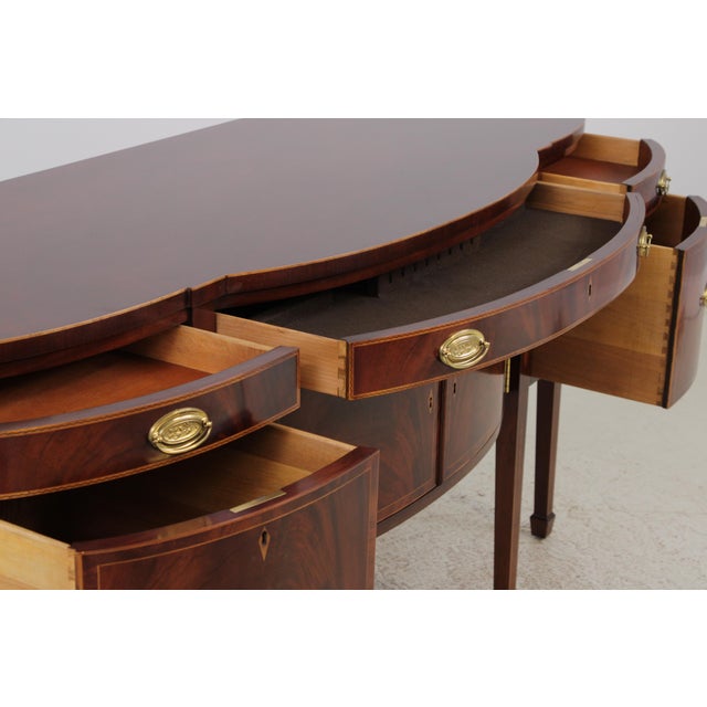 Kindel National Trust Mahogany Inlaid Buffet Sideboard For Sale In Philadelphia - Image 6 of 18
