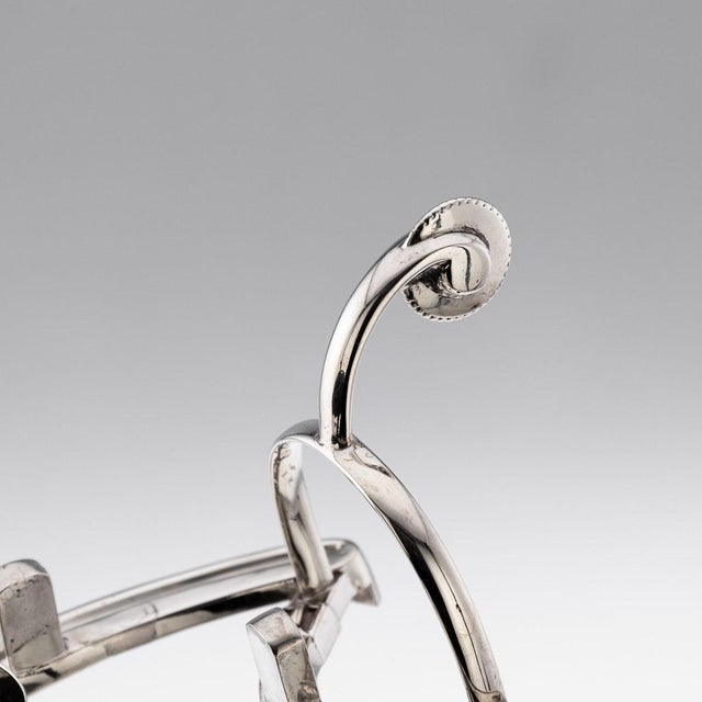 1900 - 1909 Antique 20th Century English Silver Novelty Jockey Condiment Set, 1908, Set of 6 For Sale - Image 5 of 18