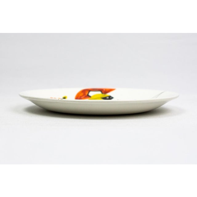 1960s Glazed Earthenware Plate by Roger Capron, 1950s For Sale - Image 5 of 13