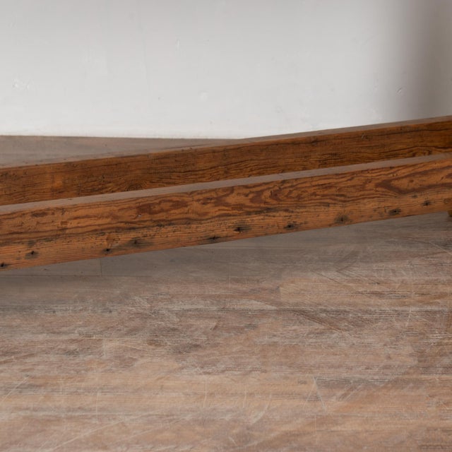 19th Century Rustic Carpenter's Workbench Console Table From France For Sale - Image 15 of 18
