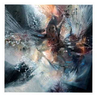 Ovidiu Kloska, The Zone of Instability Between Falling and Flight, Acrylic For Sale