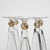Hexagonal Flutes with Gold Inserts by Cenedese, Set of 5 For Sale - Image 9 of 18