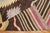 Mid 20th Century Mid 20th Century Dazzling Room Kilim Flat-Weave For Sale - Image 5 of 6
