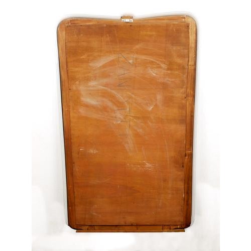 Mid-Century Cherry & Brass Wall Mirror attributed to Paolo Buffa, Italy, 1940 For Sale - Image 13 of 14