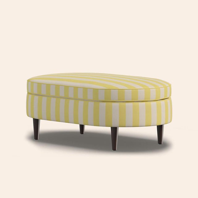 Citron Carlotta Ottoman by Ceraudo For Sale - Image 10 of 10