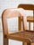 Brown Italian Post Modern Wood Slat Dining Chairs, a Set of 4 For Sale - Image 8 of 13