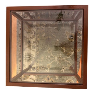 Two Tanner Square End 1990s Glass Tables From Pottery Barn For Sale