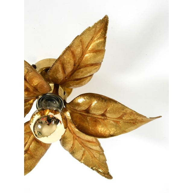 Vintage Florentine-Style Brass Ceiling Lamp by Willy Daro for Massive, Belgium, 1970s For Sale - Image 14 of 18