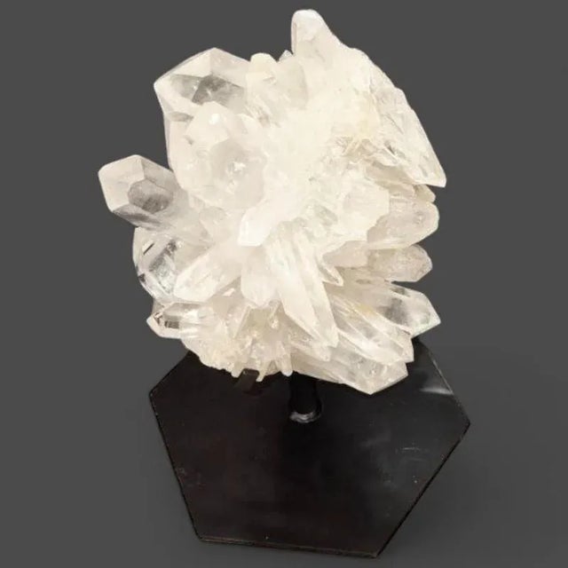 Monumental Natural Rock Crystal Cluster, Brazil, 1980 For Sale - Image 15 of 16
