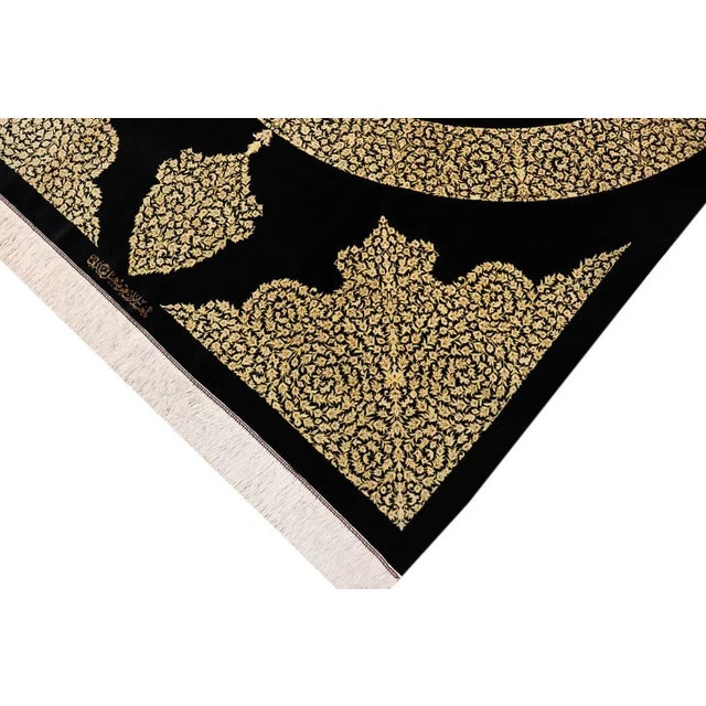 Middle Eastern Rug in Silk For Sale - Image 6 of 11