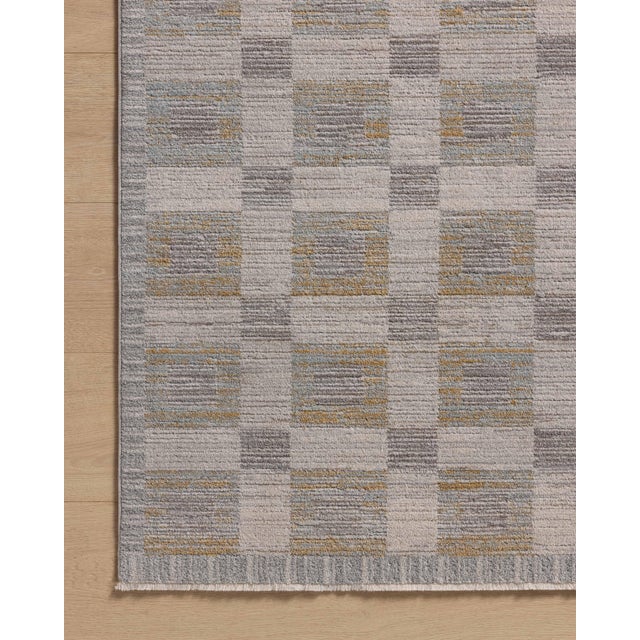 2020s Amber Lewis x Loloi Cali Mist / Wheat 3'-6" x 5'-6" Accent Rug For Sale - Image 5 of 7