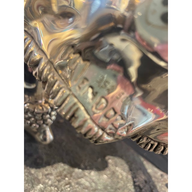 1990s Yaqui Deer Dancer Sculpture by Martin Mendoza by De' Argenta For Sale - Image 12 of 12