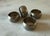 Set of 4 Engraved Silver Metal Napkin Rings For Sale In Austin - Image 6 of 7