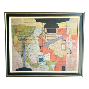 Jim Yeatts Modernist Abstract on Canvas